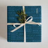 Names of God Wrapping Paper - Hebrew, English & Arabic